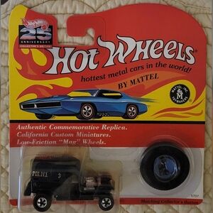 Hot Wheels 25th Anniversary Commemorative Paddy Wagon Car